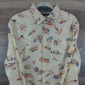 Sean John Men's Med Long Sleeve Casual Shirt